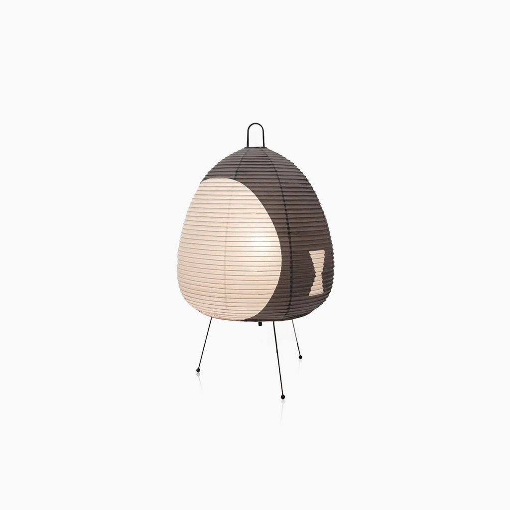 Yunari Haze | Colored Japandi Rice Paper Lamp in Wabi-Sabi Style
