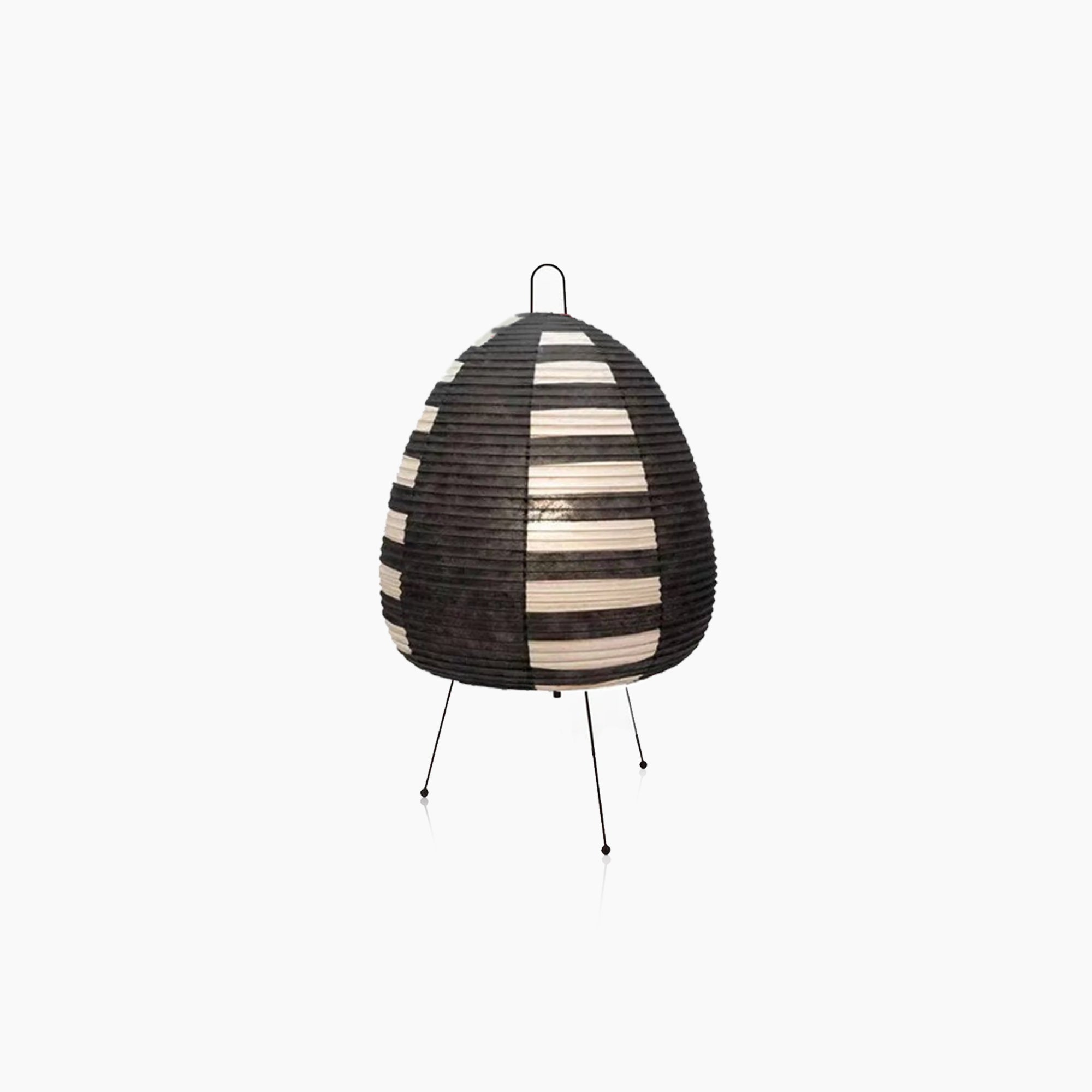 Yunari Haze | Colored Japandi Rice Paper Lamp in Wabi-Sabi Style