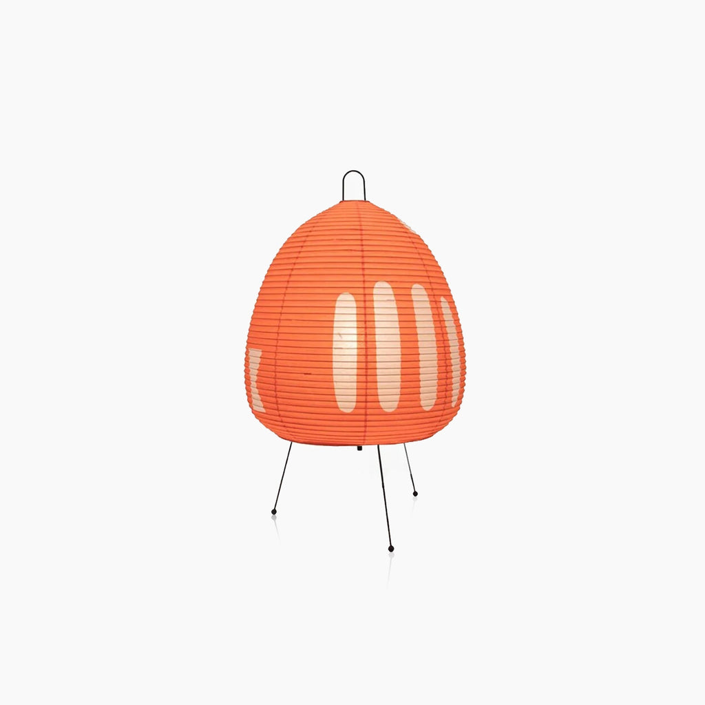 Yunari Haze | Colored Japandi Rice Paper Lamp in Wabi-Sabi Style