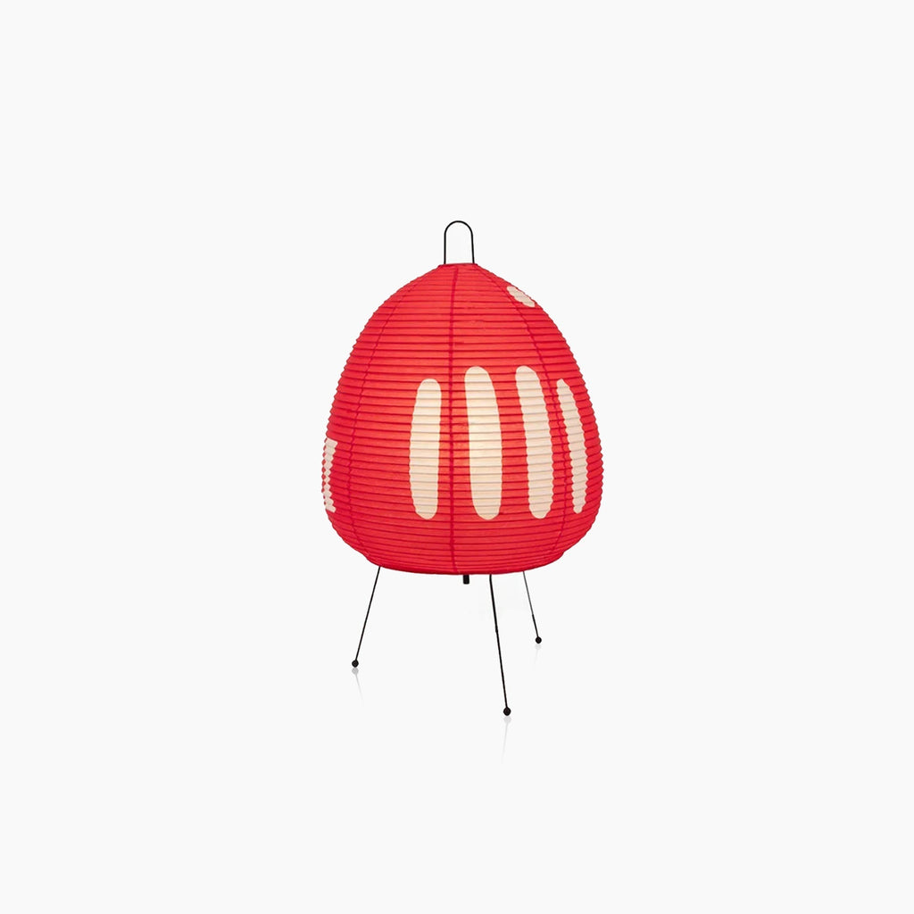 Yunari Haze | Colored Japandi Rice Paper Lamp in Wabi-Sabi Style