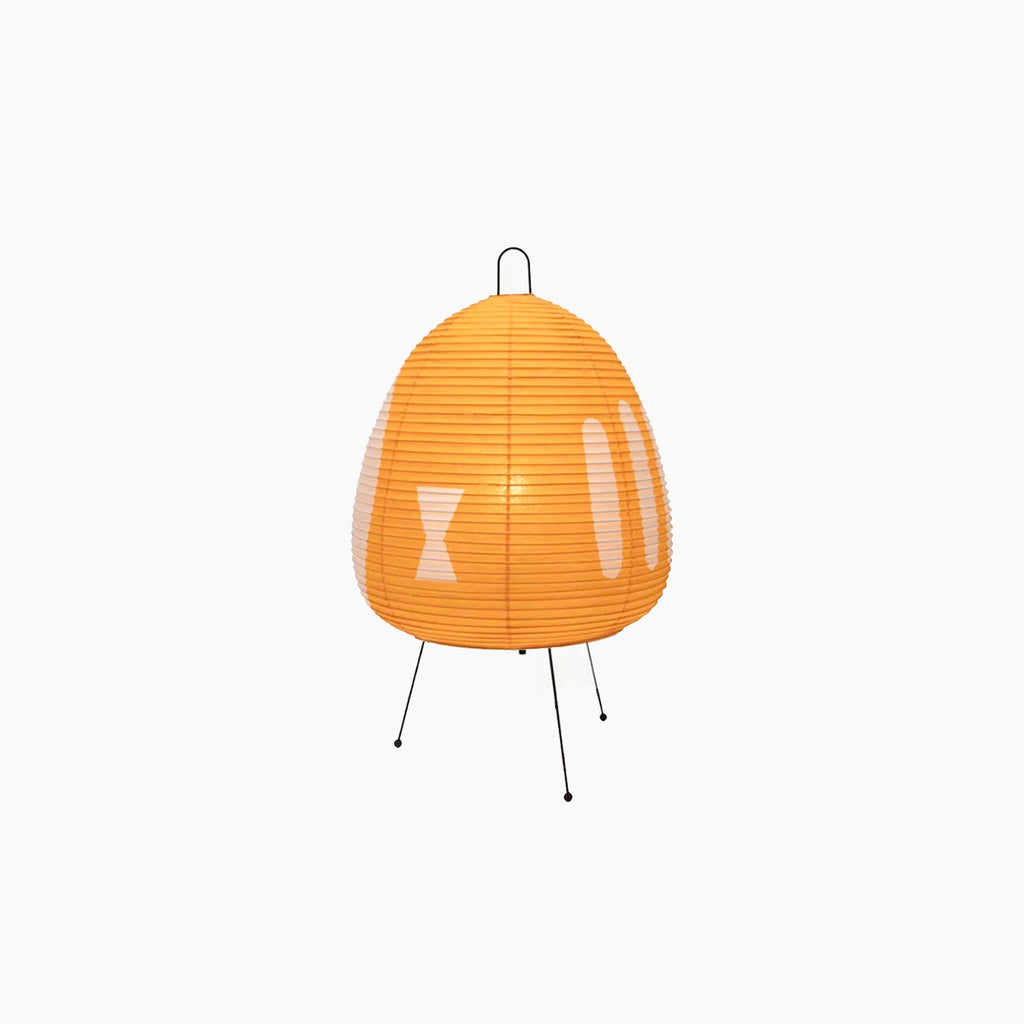 Yunari Haze | Colored Japandi Rice Paper Lamp in Wabi-Sabi Style