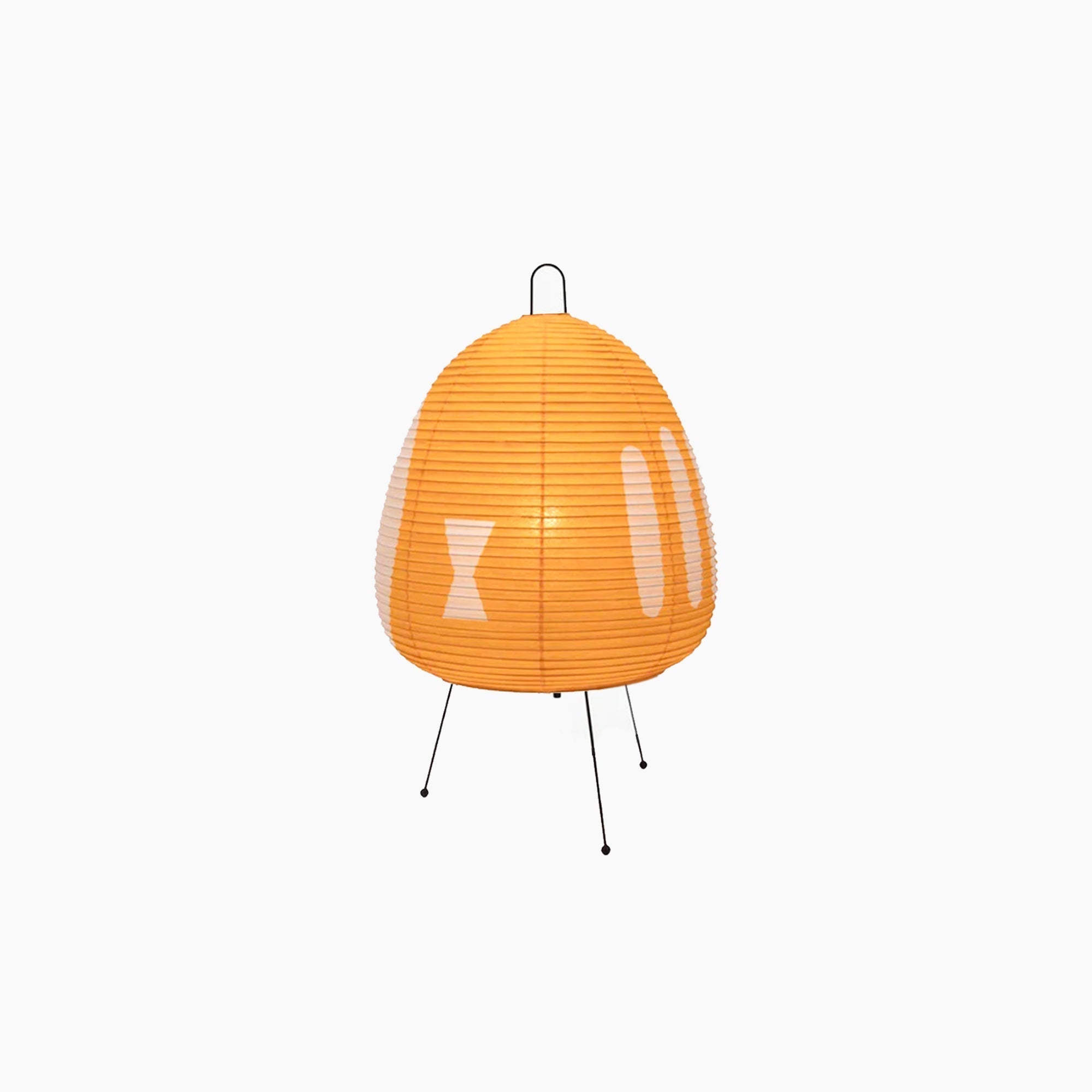 Yunari Haze | Colored Japandi Rice Paper Lamp in Wabi-Sabi Style