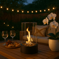 COSYFLAME – Modern Tabletop Fireplace with Real Flames and Smokeless Bioethanol Combustion