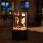 COSYFLAME – Modern Tabletop Fireplace with Real Flames and Smokeless Bioethanol Combustion