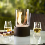 COSYFLAME – Modern Tabletop Fireplace with Real Flames and Smokeless Bioethanol Combustion