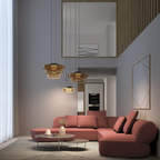 BauhausGlow – Glass Pendant Lamp in Bauhaus Style with Warm Lighting & Modern Design