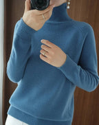 Damen Kaschmir Rollkragenpullover 2
