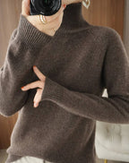Damen Kaschmir Rollkragenpullover 9