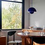 Ceiling Pendant Light in Iron with Adjustable Cord - Warm White Glow