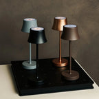 The Pipe Mini Copper Rechargeable Table Lamp | Cordless Rechargeable, Dimmable & 3 Light Modes