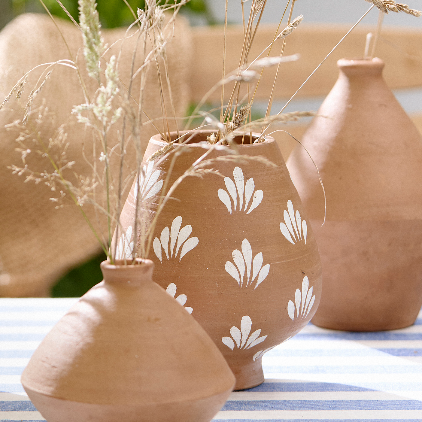 Decorative Vase 'Inez' Terracotta