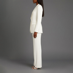 Women's Suits Tailored Long Blazer and Trousers Set
