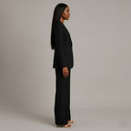 Women's Suits Tailored Long Blazer and Trousers Set