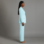 Women's Suits Tailored Long Blazer and Trousers Set