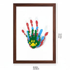 ETERNPRINTS – Wooden Baby Keepsake Frame with Clay Handprint and Footprint Kit