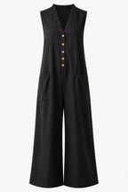 Women's Maternity Jumpsuit Relaxed Stretch Fit with Pockets