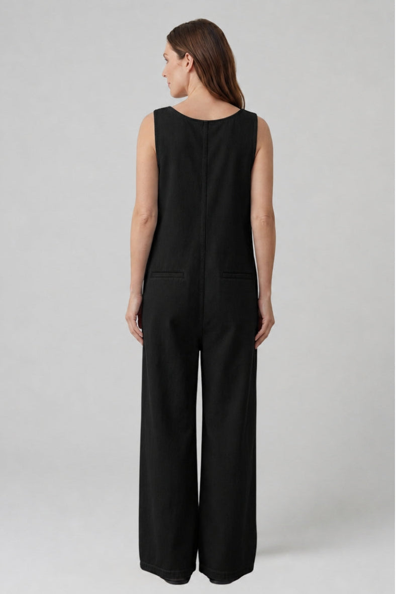 Women's Maternity Jumpsuit Relaxed Stretch Fit with Pockets