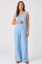 Women's Maternity Jumpsuit Relaxed Stretch Fit with Pockets