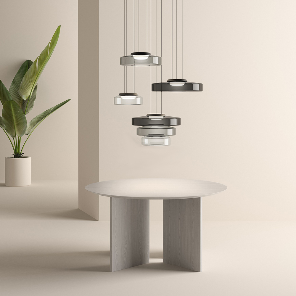 BauhausGlow – Glass Pendant Lamp in Bauhaus Style with Warm Lighting & Modern Design