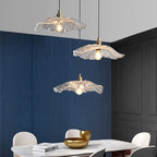 Creative Glass Flower Pendant Lamp – Vintage Design for Bedroom & Living Room