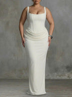 Women's Square Neck Maxi Dress
