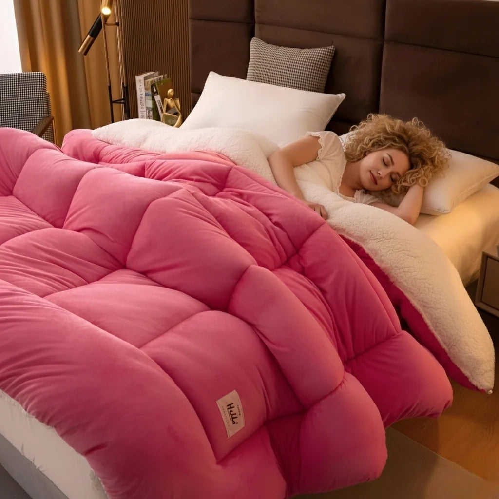 Sherpa Weighted Blanket - Fleece Winter Throw