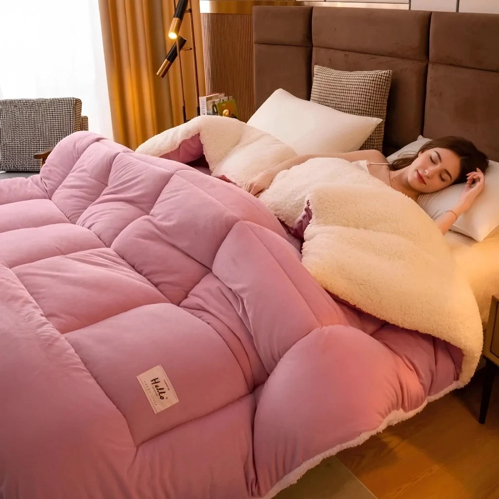 Sherpa Weighted Blanket - Fleece Winter Throw