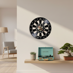 VinylDart | Vintage Vinyl Dart Wall Clock | Silent Movement & Retro Design for Clubs, Bars & Game Rooms