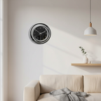 ClarityLine | Elegant Designer Wall Clock | Silent Precision & Stylish Timekeeping for Modern Interiors