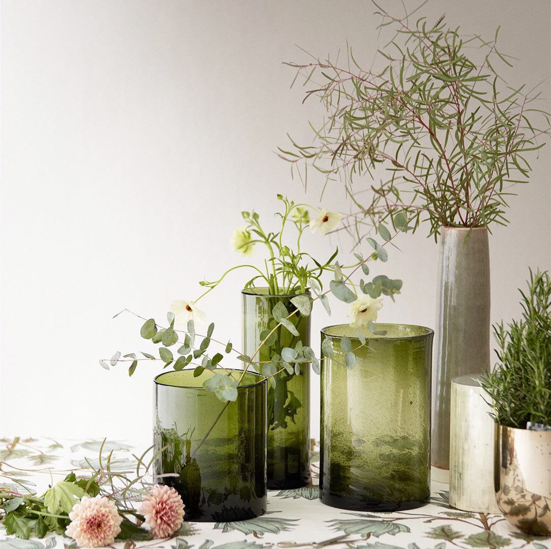 Glass Vase Salon 'Fern - Medium