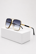 Aviator Sunglasses Gold Frame with UV400 Gradient Lens