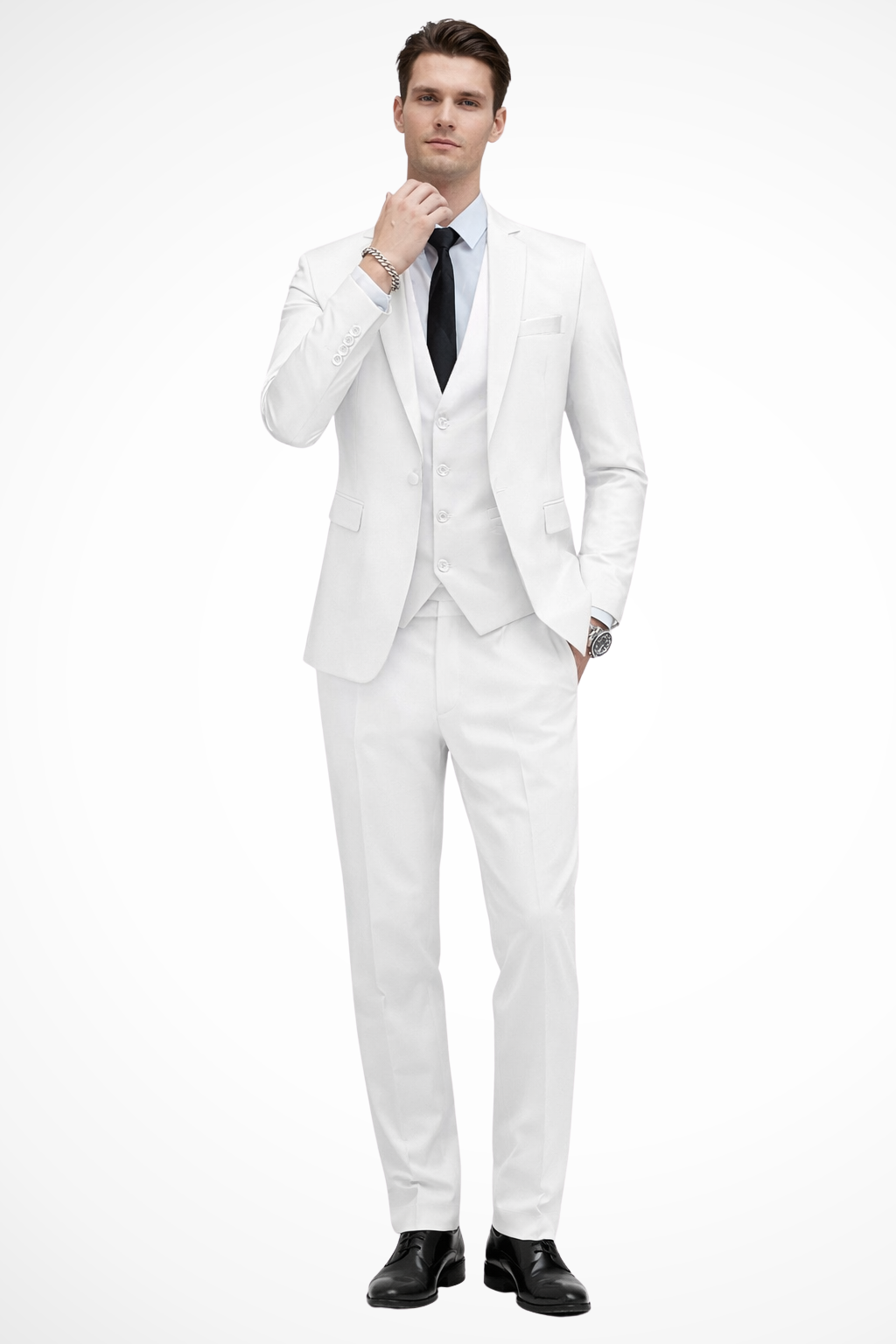 Men's 3 Piece Suit Notch Lapel - Slim Fit Occasion Suit