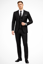 Men's 3 Piece Suit Notch Lapel - Slim Fit Occasion Suit