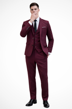Men's 3 Piece Suit Notch Lapel - Slim Fit Occasion Suit