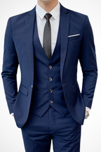 Men's 3 Piece Suit Notch Lapel - Slim Fit Occasion Suit