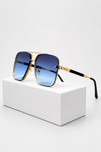 Aviator Sunglasses Gold Frame with UV400 Gradient Lens