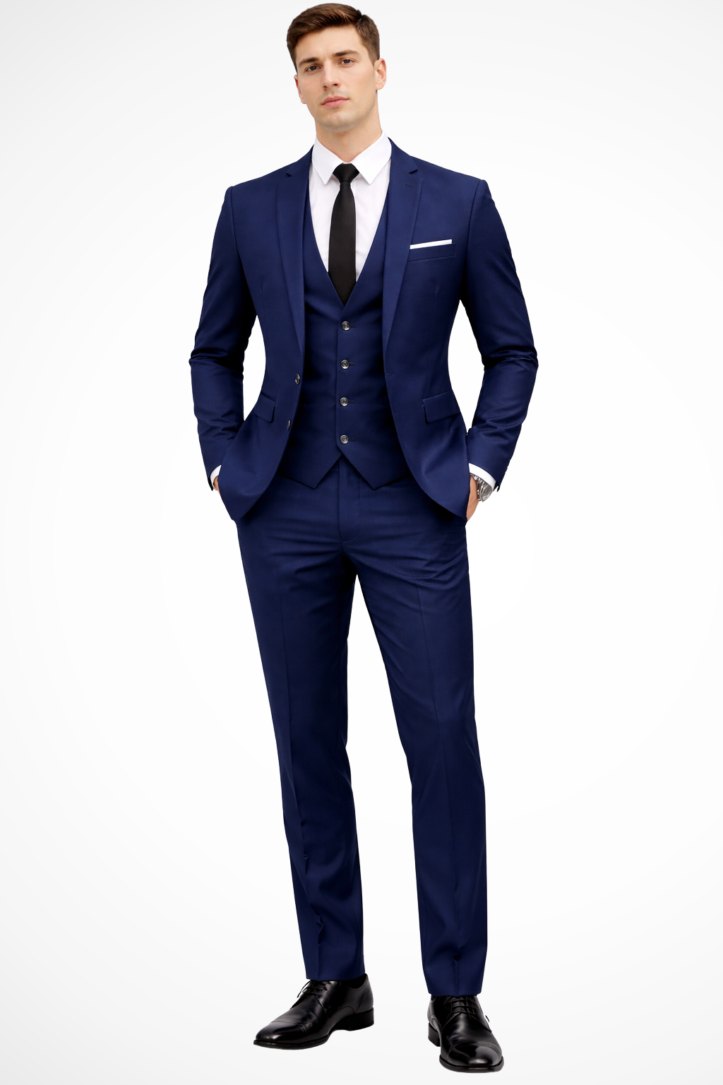 Men's 3 Piece Suit Notch Lapel - Slim Fit Occasion Suit