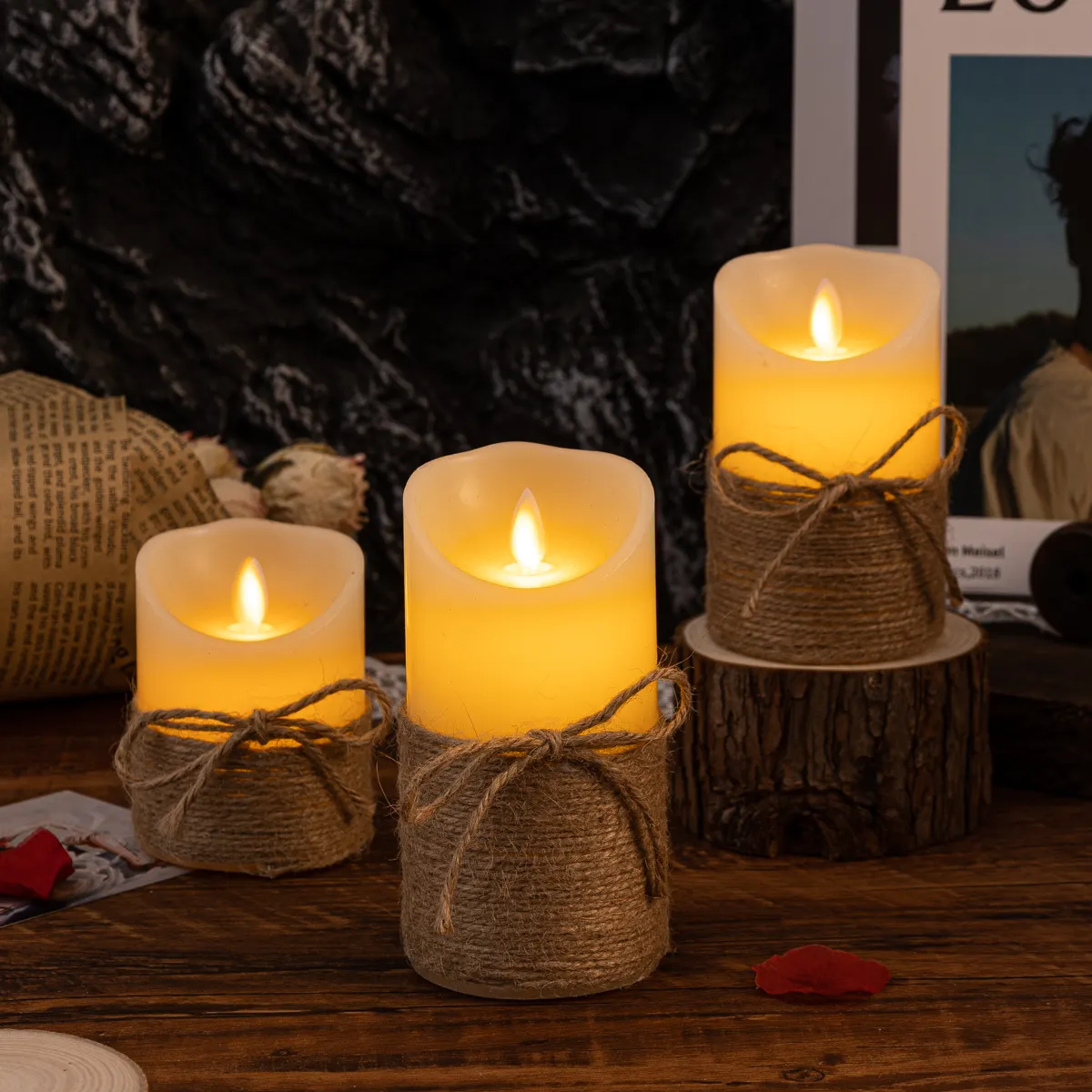 Autumn – Flameless Candle with Ambient Lighting