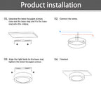 Ultratynd LED Indbygningsspot – Energibesparende Loftbelysning