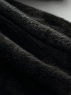 Women's Faux Fur Coat with Fur-Lined Hood, Long Length
