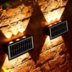 Auristia - Waterproof LED Solar Wall Lamp for Outdoor Use with Up & Down Lighting