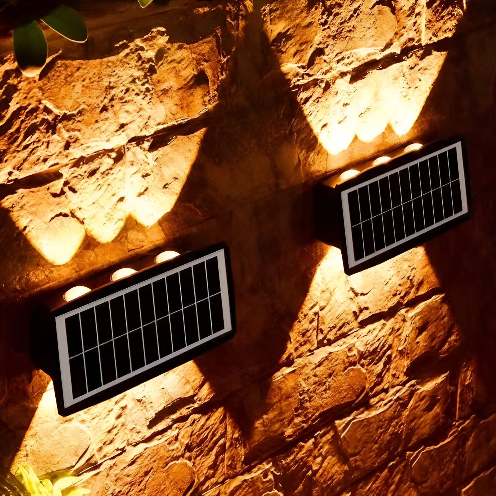 Auristia - Waterproof LED Solar Wall Lamp for Outdoor Use with Up & Down Lighting