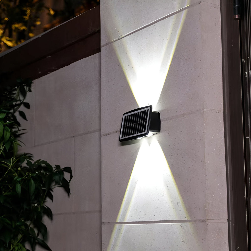 Auristia - Waterproof LED Solar Wall Lamp for Outdoor Use with Up & Down Lighting