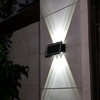 Auristia - Waterproof LED Solar Wall Lamp for Outdoor Use with Up & Down Lighting