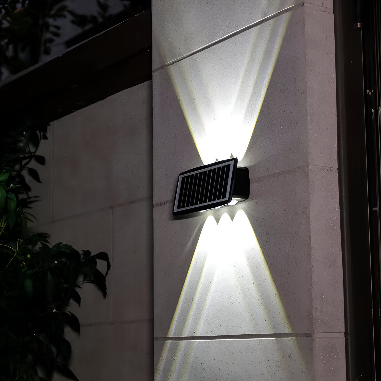 Auristia - Waterproof LED Solar Wall Lamp for Outdoor Use with Up & Down Lighting