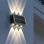 Auristia - Waterproof LED Solar Wall Lamp for Outdoor Use with Up & Down Lighting