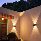 Auristia - Waterproof LED Solar Wall Lamp for Outdoor Use with Up & Down Lighting