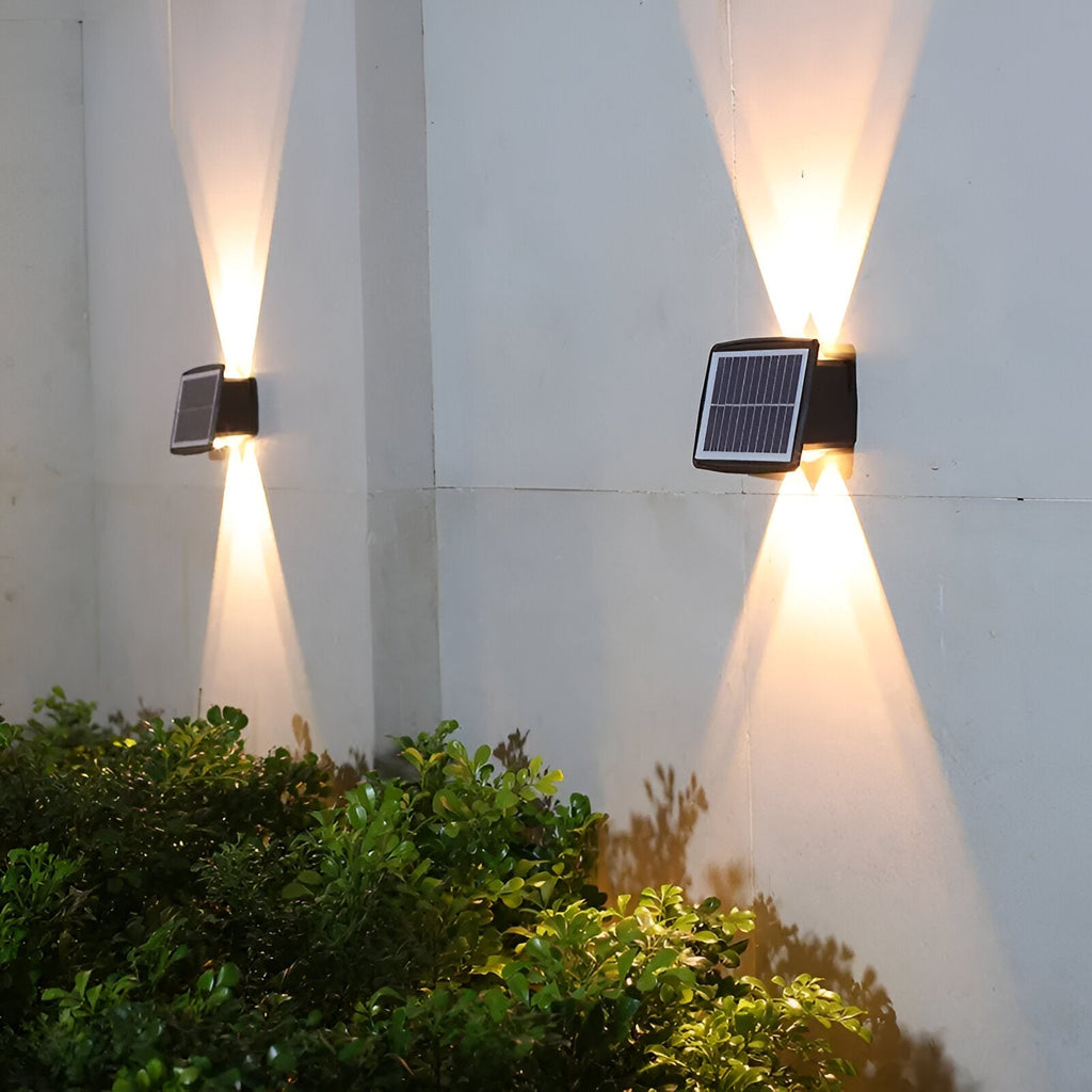 Auristia - Waterproof LED Solar Wall Lamp for Outdoor Use with Up & Down Lighting