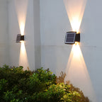 Auristia - Waterproof LED Solar Wall Lamp for Outdoor Use with Up & Down Lighting