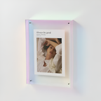 Transparent Acrylic Photo Frame with Minimalist Design